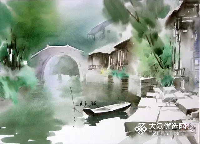 甪直寫(xiě)生作品